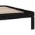 Produktbild 6 för Sängram svart massiv furu 160x200 cm