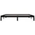 Produktbild 4 för Sängram svart massiv furu 200x200 cm