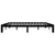 Produktbild 5 för Sängram svart massiv furu 200x200 cm