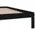 Produktbild 6 för Sängram svart massiv furu 200x200 cm