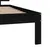 Produktbild 6 för Sängram svart massiv furu 75x190 cm 2FT6