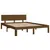 Produktbild 3 för Sängram honungsbrun massiv furu 140x190 cm