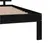 Produktbild 6 för Sängram svart massiv furu 140x190 cm