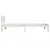 Produktbild 5 för Sängram vit massiv furu 90x200 cm