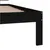 Produktbild 6 för Sängram svart massiv furu 90x200 cm