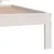 Produktbild 6 för Sängram vit massiv furu 100x200 cm