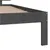 Produktbild 6 för Sängram grå massiv furu 100x200 cm