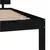 Produktbild 6 för Sängram svart massiv furu 120x200 cm