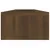 Produktbild 4 för Skärmställ brun ek 110x23,5x9 cm konstruerat trä