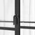 Produktbild 7 för Växthus med basram antracit 12,63 m² aluminium