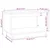 Produktbild 8 för Tv-bänk grå 60x35x35 cm massiv furu