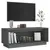 Produktbild 6 för Tv-bänk grå 90x35x35 cm massiv furu