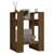 Produktbild 7 för Bokhylla/rumsavdelare honungsbrun 41x35x57 cm massiv furu