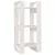 Produktbild 2 för Bokhylla/rumsavdelare vit 41x35x91 cm massiv furu