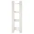 Produktbild 3 för Bokhylla/rumsavdelare vit 41x35x125 cm massiv furu