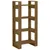 Produktbild 2 för Bokhylla/rumsavdelare honungsbrun 60x35x125 cm massivt trä