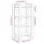 Produktbild 8 för Bokhylla/rumsavdelare honungsbrun 60x35x125 cm massivt trä