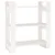 Produktbild 2 för Bokhylla/rumsavdelare vit 80x35x91 cm massiv furu