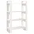 Produktbild 2 för Bokhylla/rumsavdelare vit 80x35x125 cm massiv furu