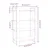 Produktbild 8 för Bokhylla/rumsavdelare vit 80x35x125 cm massiv furu