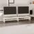 Produktbild 3 för Skärmställ vit 100x24x13 cm massiv furu