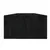 Produktbild 6 för Skärmställ svart 100x24x13 cm massiv furu
