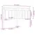 Produktbild 5 för Sänggavel honungsbrun 166x4x100 cm massiv furu