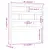 Produktbild 6 för Sänggavel vit 81x4x100 cm massiv furu