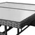 Produktbild 4 för Trädgårdsbord svart 140x80x74 cm konstrotting