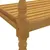 Produktbild 6 för Bataviabänk med röda rutiga dyna 150 cm massiv teak