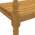 Produktbild 6 för Bataviabänk med vinröd dyna 150 cm massiv teak
