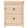 Sängbord 2 st 50x35x61,5 cm massiv furu