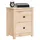 Sängbord 2 st 50x35x61,5 cm massiv furu