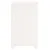Produktbild 4 för Sängbord vit 50x35x61,5 cm massiv furu