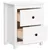 Produktbild 6 för Sängbord 2 st vit 50x35x61,5 cm massiv furu