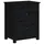 Sängbord 2 st svart 50x35x61,5 cm massiv furu