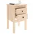 Produktbild 4 för Sängbord 2 st 40x35x61,5 cm massiv furu