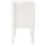 Produktbild 6 för Sängbord vit 40x35x61,5 cm massiv furu