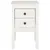 Produktbild 6 för Sängbord 2 st vit 40x35x61,5 cm massiv furu