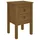 Sängbord 2 st honungsbrun 40x35x61,5 cm massiv furu