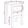 Sängbord 2 st honungsbrun 40x35x61,5 cm massiv furu