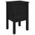 Produktbild 5 för Sängbord 2 st svart 40x35x61,5 cm massiv furu
