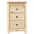 Produktbild 4 för Sängbord 40x35x61,5 cm massiv furu