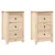 Produktbild 2 för Sängbord 2 st 40x35x61,5 cm massiv furu