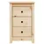 Produktbild 4 för Sängbord 2 st 40x35x61,5 cm massiv furu