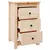 Produktbild 5 för Sängbord 2 st 40x35x61,5 cm massiv furu