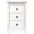 Produktbild 3 för Sängbord vit 40x35x61,5 cm massiv furu