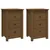 Produktbild 2 för Sängbord 2 st honungsbrun 40x35x61,5 cm massiv furu