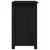 Produktbild 6 för Sängbord 2 st svart 40x35x61,5 cm massiv furu