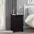 Produktbild 8 för Sängbord 2 st svart 40x35x61,5 cm massiv furu